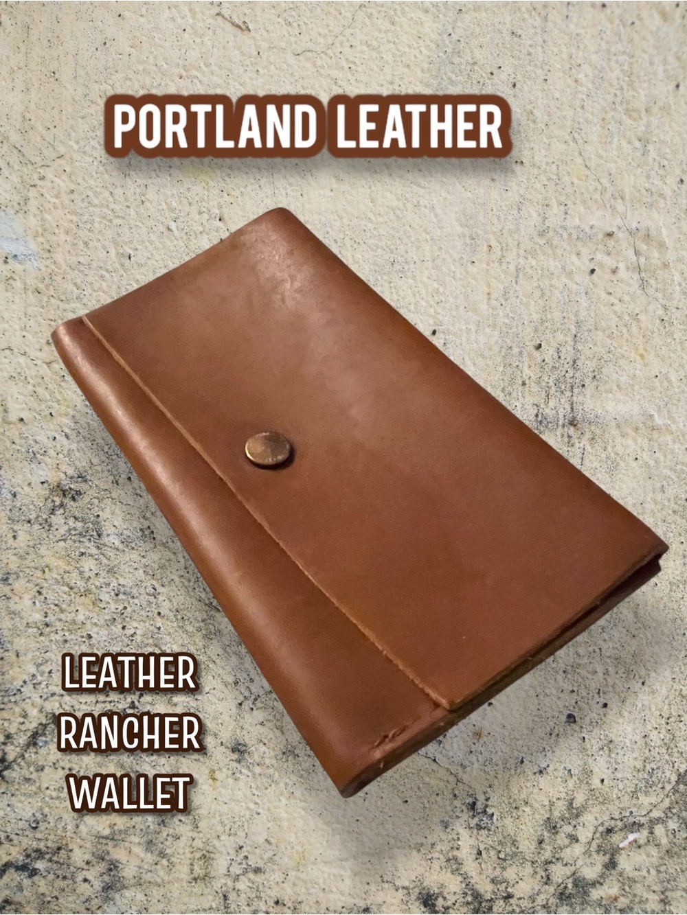 Portland Leather Rancher Wallet - Honey